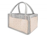 Geanta organizator scutece si accesorii copii bebelusi BabyJem (Culoare: Somon)