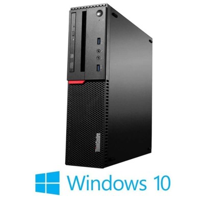 Calculatoare Lenovo ThinkCentre M700 SFF, Quad Core i5-6400, 8GB, Win 10 Home foto