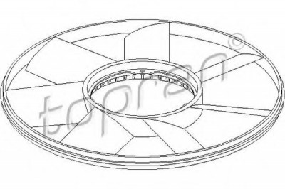 Elice ventilator racire motor BMW X5 (E53) (2000 - 2006) TOPRAN 500 904 foto