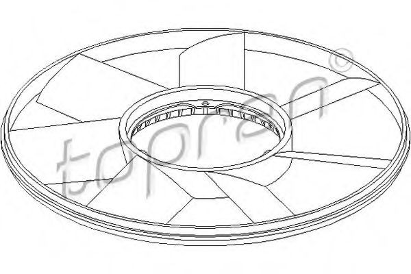 Elice ventilator racire motor BMW Seria 3 (E36) (1990 - 1998) TOPRAN 500 904