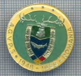 AX 143 INSIGNA VANATOARE SI PESCUIT SPORTIV PERIOADA RSR -A.G.V.P.S -1948-1988