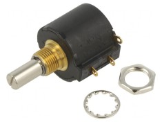 Potentiometru Axial Multitura 1k&Omega; 2W 6.35mm Lineare IP50