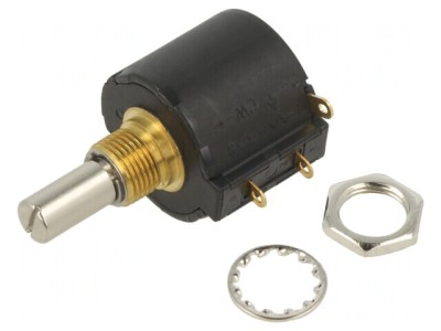 Potentiometru Axial Multitura 1k&amp;Omega; 2W 6.35mm Lineare IP50 foto