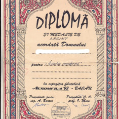 bnk div Diploma Expofil Aeromfila `93 Bacau