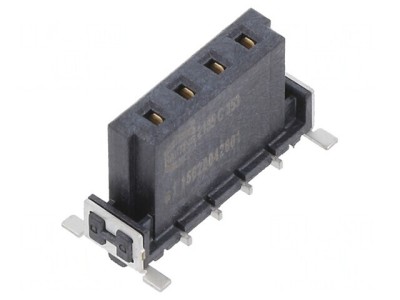 Conector PCB-PCB 4 PIN 2,54mm Har-Flex Power foto
