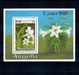 Anguilla 1988 - Pasti, flori, colita neuzata