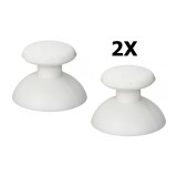 2 x Analog Thumbsticks Cap pentru Controller PS2 PS3-Culoare Alb