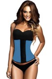 H366-4 Corset brau cu inchidere tip mos-baba in fata