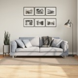 Gossi covor huarte, fir scurt, moale si lavabil, nisipiu, 100x200 cm