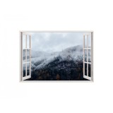 Autocolant decorativ, Fereastra, Natura si peisaje, Multicolor, 85 cm, 2125ST