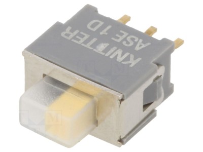 Comutator glisant SPDT ON-ON PCB THT foto