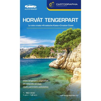 Horv&amp;aacute;t tengerpart (Adria) t&amp;eacute;rk&amp;eacute;p 2019 - Cartographia Kft foto