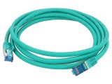 Cablu Patch S/FTP Cat6a Verde 2m LSZH, Goobay