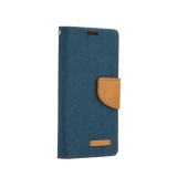 Husa Pentru LG Leon - Denim Canvas TSS, Bleumarin