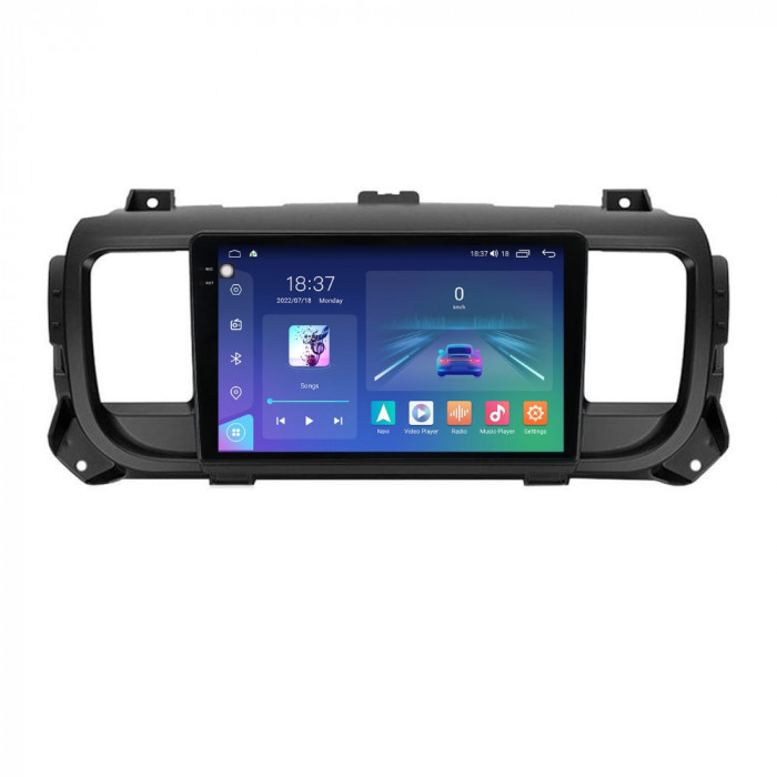 Navigatie dedicata cu Android Peugeot Expert dupa 2016, 8GB RAM, Radio GPS Dual