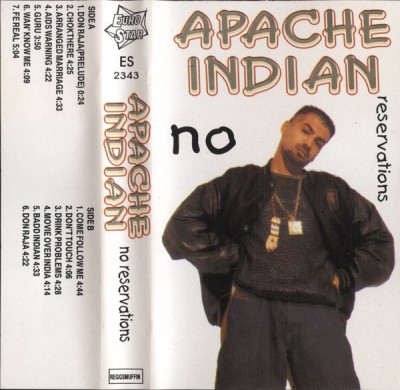 Casetă audio Apache Indian &amp;ndash; No Reservations foto