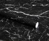 Set 3x Folie autocolanta BZRSH, tip marmura, neagra, 60x 200 cm, rezistenta la apa, usor de curatat