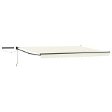 vidaXL Cort electric retractabil Crem 4 &times; 3 m 3420140