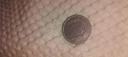 V&amp;acirc;nd moneda de 5 franci elvețieni foto