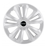Cumpara ieftin Set 4 Capace Roti Autohelix MSA&reg;, potrivite jantelor de R16, pentru Smart, model terra cromat