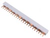 Bară colectoare 10mm&sup2; 3 Poli 400V 63A tip pieptene PVC