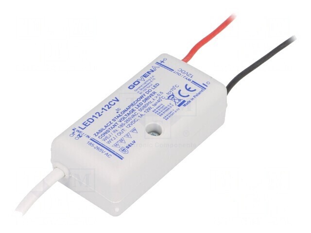 Alimentator LED 12W 12V 1A IP40
