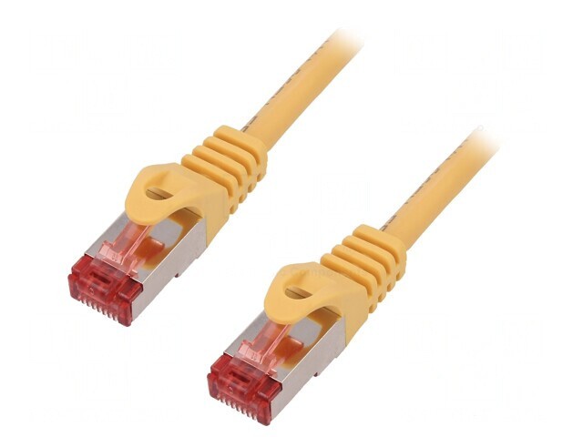 Cablu Patch S/FTP Cat6 LSZH Galben 1.5m