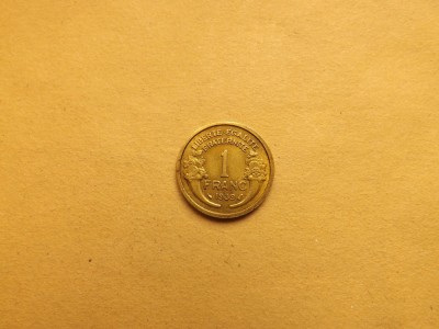 Franta 1 Franc 1939 foto