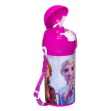 Sticla de apa Pop Up Frozen 2 de 500ml pentru copii