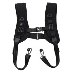​Curea foto dubla Puluz tip ham Dual Strap pentru doua DSLR-uri PU6002