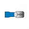 Set 10 papuci electrici Carpoint tip 740 tata 6,3x0,8 mm, lungime 21,3 mm, albastru AutoDrive ProParts