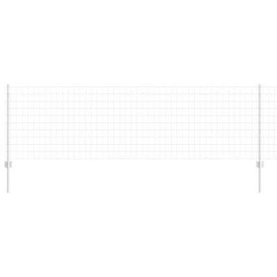 vidaXL Gard și St&amp;acirc;lp Argintiu 0,8 x 10 m Oțel 3336216 foto