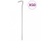 vidaXL Țăruși de cort, 50 buc., 23 cm, &Oslash;5 mm, oțel galvanizat 4009332