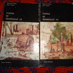 Roma si destinul ei - Raymond Bloch , Jean Cousin 2 volume, istorie,908pagini