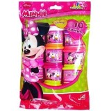 Set Plastilina cu Tema Minnie Mouse, 10 Borcane, 280g, Multicolor, CMCLASS