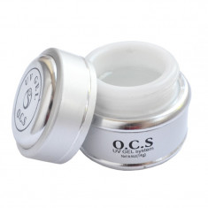 Gel UV pentru unghii 3 in 1 White OCS, 14 g foto