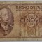 Bancnota Italia - 5 Lire 1940