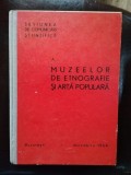 Sesiunea de Comunicari Stiintifice a Muzeelor de Etnografie si Arta Populara - Decembrie 1964