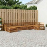 vidaXL Set de canapele de exterior 7 pcs natural 3383627