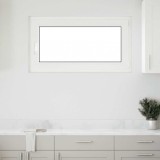 vidaXL Fereastră de subsol &bdquo;RISOR&rdquo; 110x70 cm oscilo-batantă DIN dreapta, albă