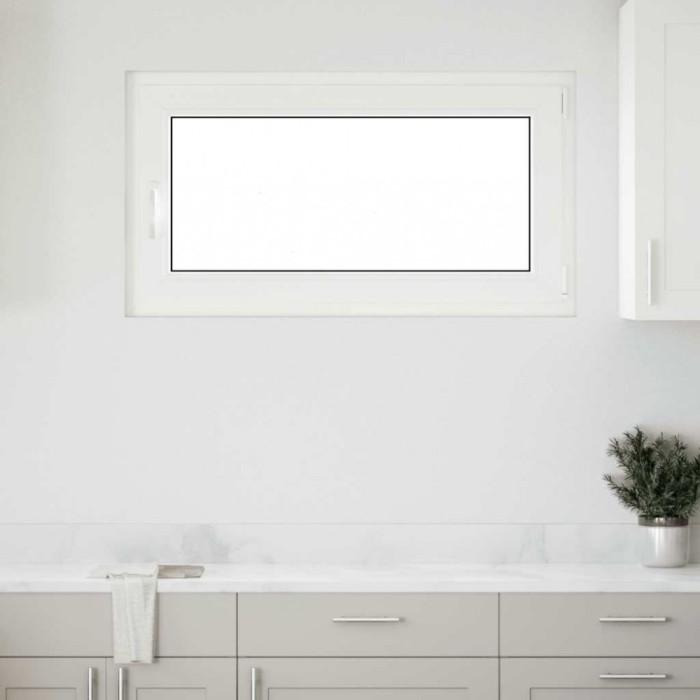 Fereastră de subsol &bdquo;RISOR&rdquo; 110x70 cm oscilo-batantă DIN dreapta, albă