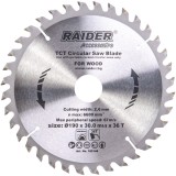 Raider 163146 - Panza fierastrau circular lemn 190x30x2.6 mm 36 dinti