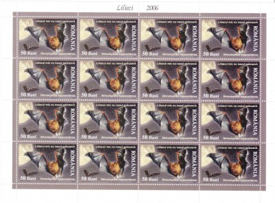ROMANIA 2006 LP 1732 LILIECI MINICOLI SE 16 TIMBRE, MNH foto