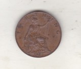 bnk mnd Marea Britanie Anglia farthing 1922