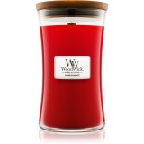 Woodwick Pomegranate lum&acirc;nare parfumată cu fitil din lemn 609,5 g