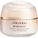 Shiseido Benefiance Wrinkle Smoothing Eye Cream crema hranitoare de ochi pentru a reduce ridurile 15 ml