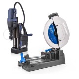 Pachet ferastrau debitat metale S355CPS + masina gaurit cu talpa magnetica S28MAG