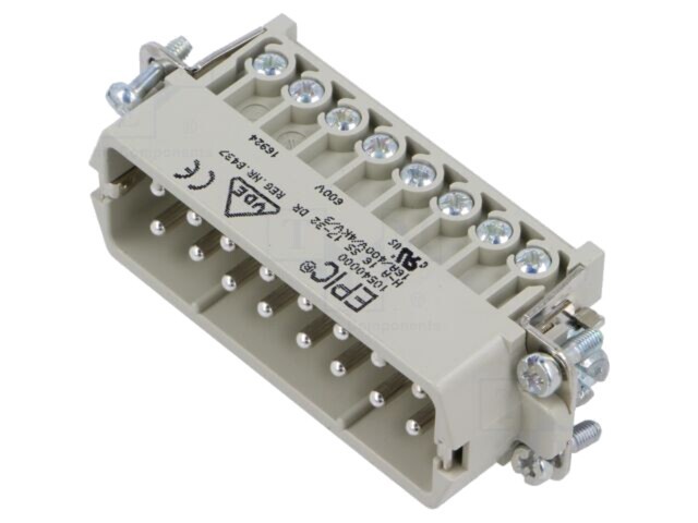Conector LAPP EPIC H-A HDC 16 pini 16A 250V tată inserturi contact