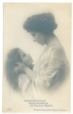 1805 - Queen MARY, MARIA &amp; Princesse MIGNON, Regale, Royalty, Romania - old postcard, real Photo - unused