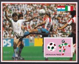 Paraguay 1989 sport fotbal MI bl. 459 MNH
